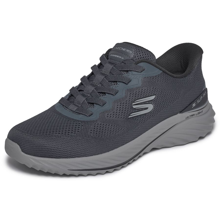Skechers 233459 Men's Trainer-Black/Charcoal