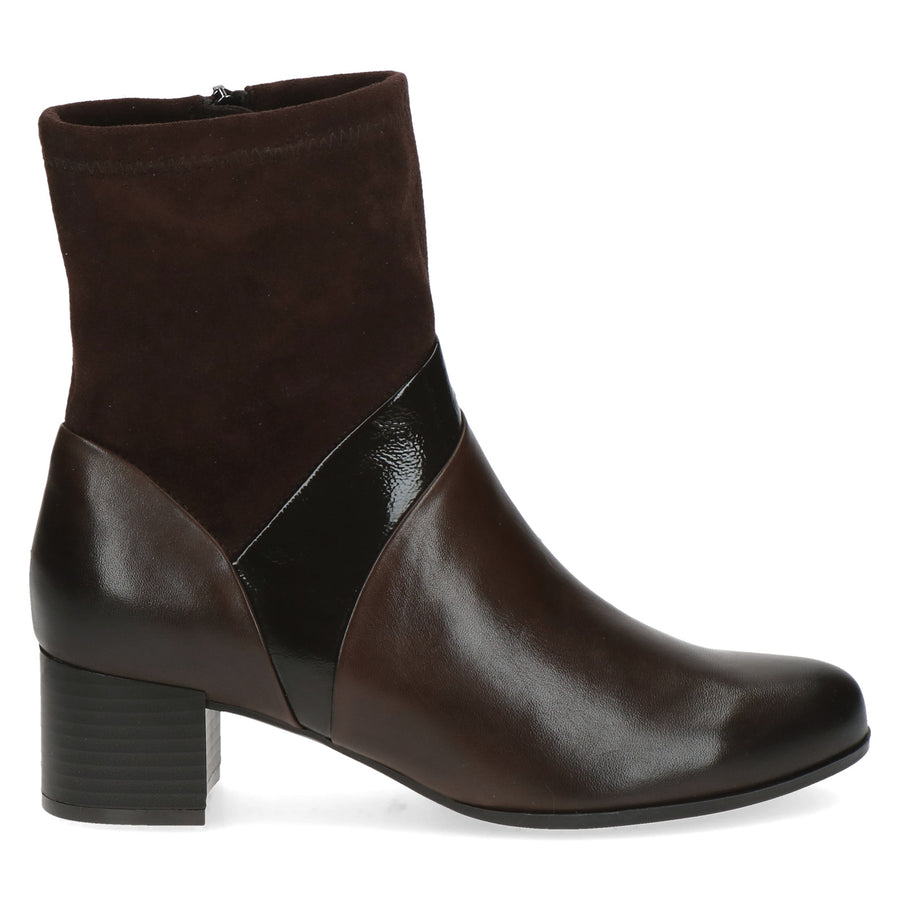 Caprice 25319 Ankle Boots-Dark Brown