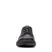 Clarks Un Abode Ease Shoe-Black Lea H