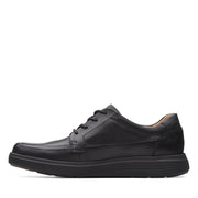 Clarks Un Abode Ease Shoe-Black Lea H