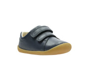 Clarks Roamer Craft Shoes-Navy Lea H