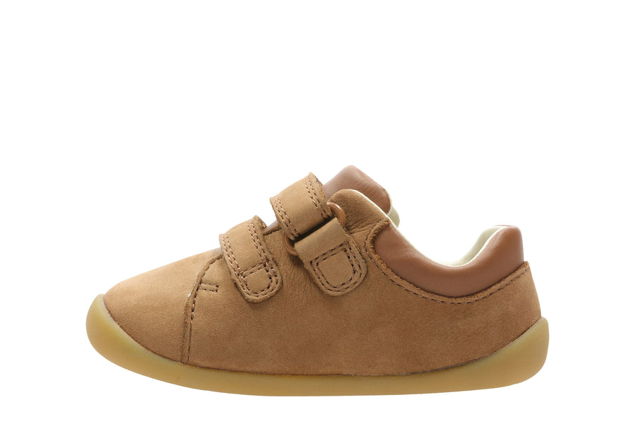 Clarks Roamer Craft Shoes-Tan Leath G