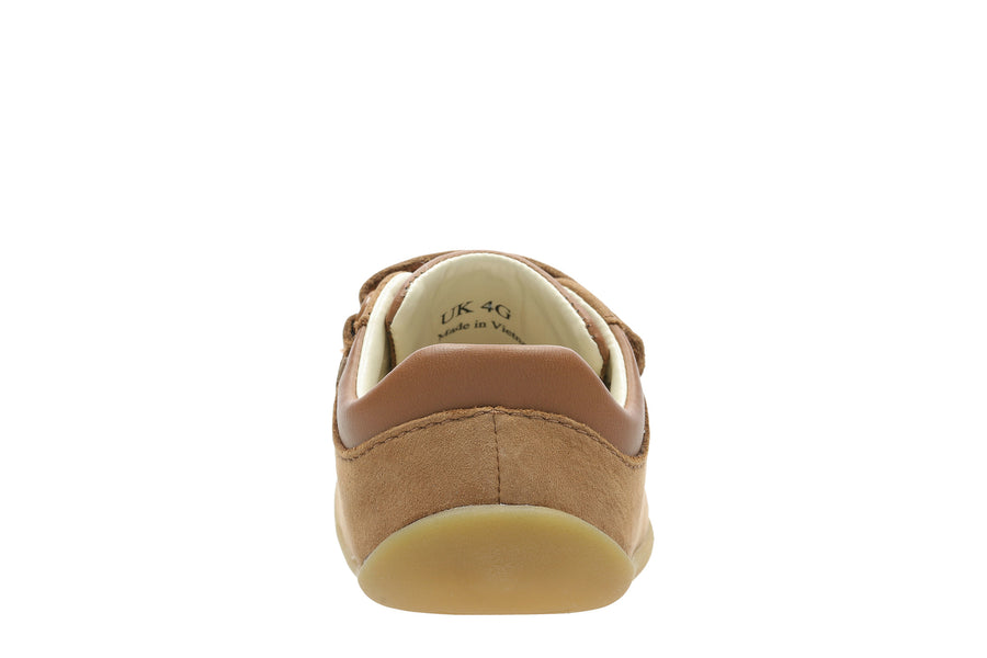 Clarks Roamer Craft Shoes-Tan Leath G