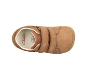 Clarks Roamer Craft Shoes-Tan Leath G