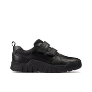 Clarks Scooter Speed K Shoe-Black Lea F