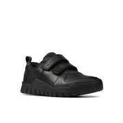Clarks Scooter Speed K Shoe-Black Lea F