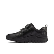 Clarks Scooter Speed K Shoe-Black Lea F