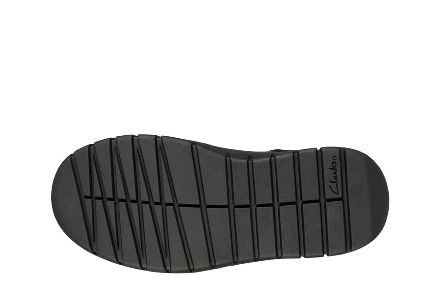 Clarks Scooter Speed K Shoe-Black Lea G