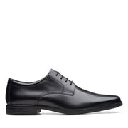 Clarks Howard Walk Mens Shoe-Black Lea G