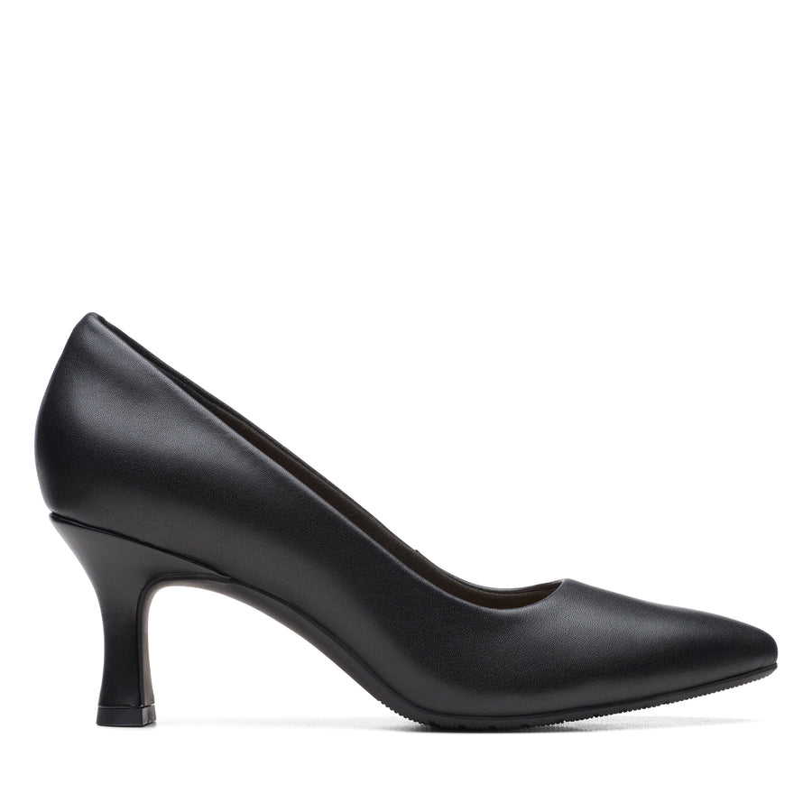 Clarks 'Kataleyna Gem' Ladies Heels Black Leather D