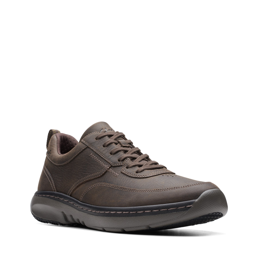 Clarks Clarkspro Lace Trainer-Dark Brown G