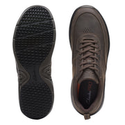 Clarks Clarkspro Lace Trainer-Dark Brown G