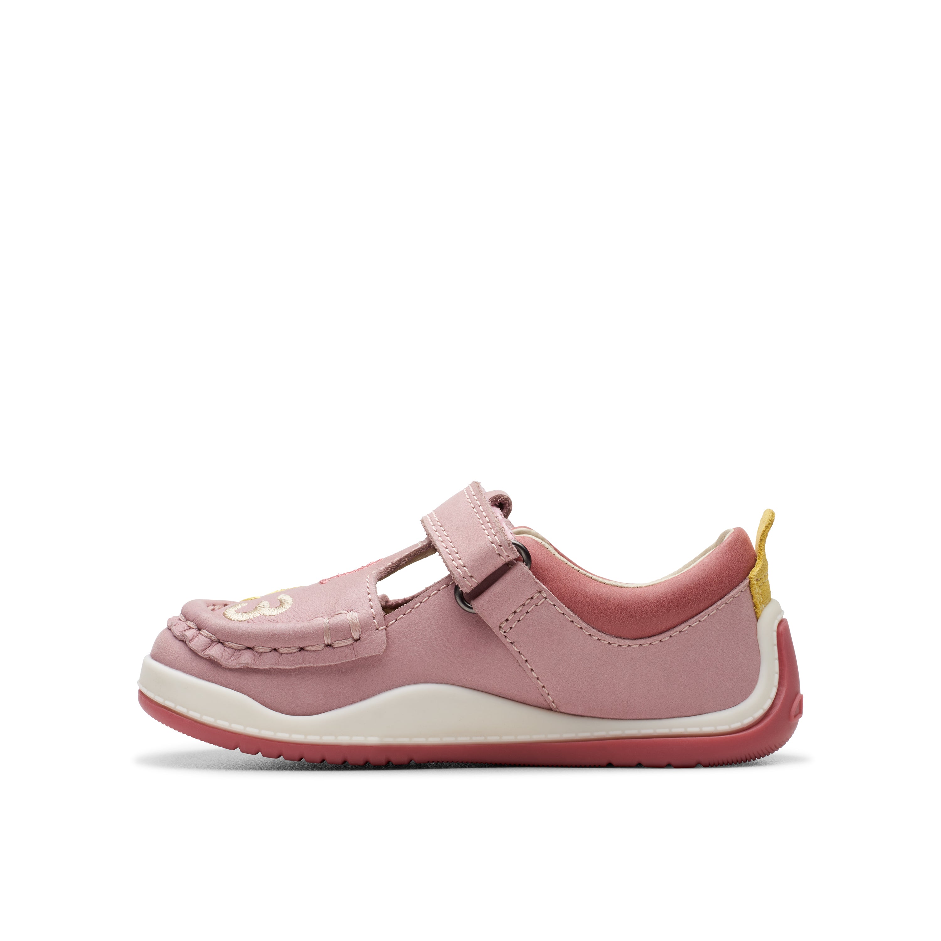 Clarks Noodleshine T Shoes-Dusty Pink F