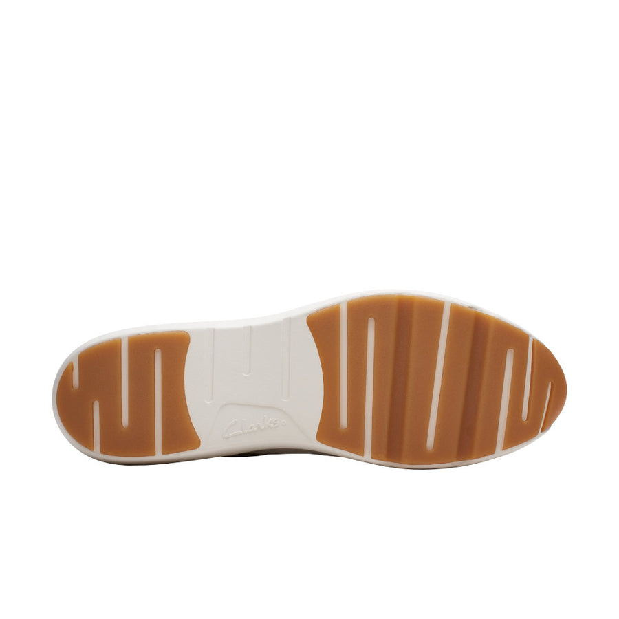 Clarks Tivoli Zip Trainer-Off White D