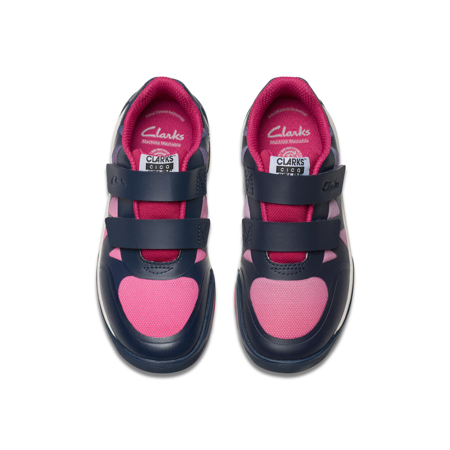 Clarks Cicastarjump K Trainers-Pink G