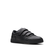 Clarks Urban Sky O School-Black Lea G