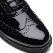 Clarks Havisham Oak Brogue-Black Pat D