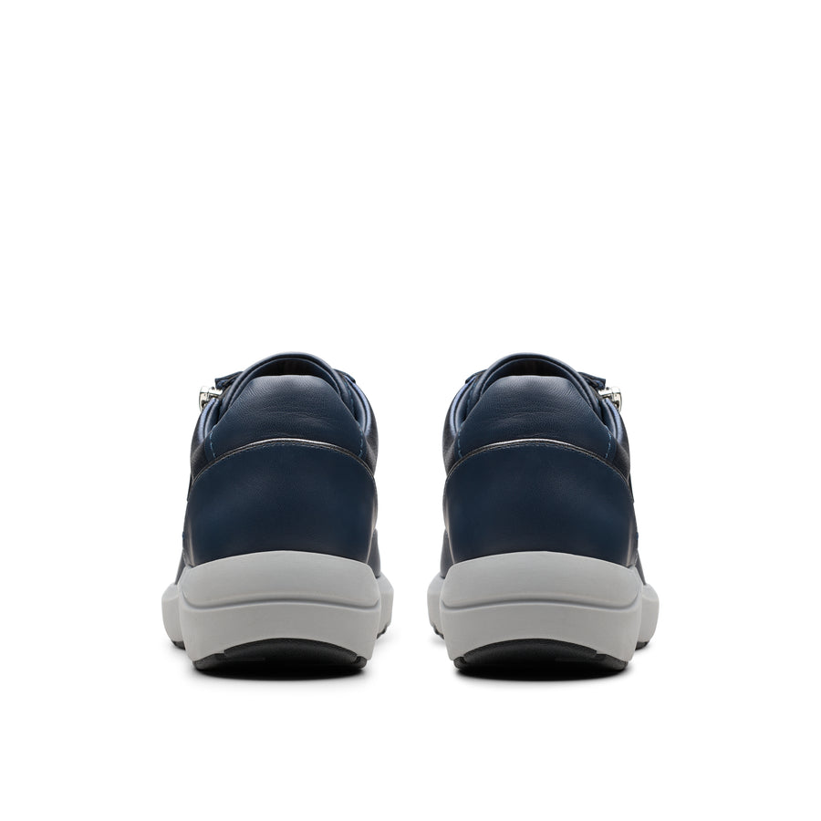 Clarks Tivoli Zip Trainer-Navy Combi D