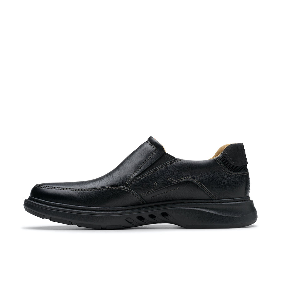 Clarks Un Briley Step Shoe-Black Leather H