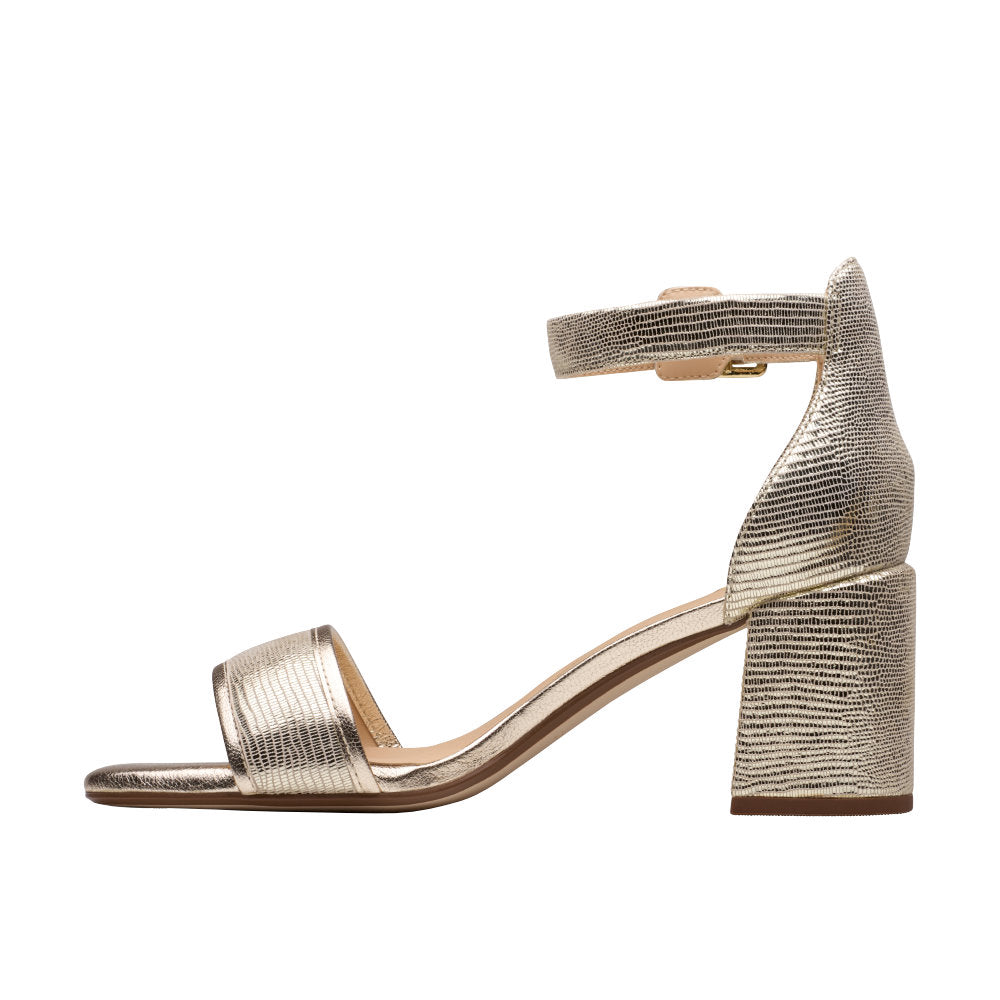 Clarks Ezoria Mae Heels-Champagne D
