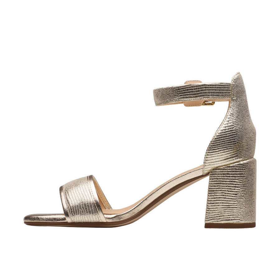 Clarks Ezoria Mae Heels-Champagne D