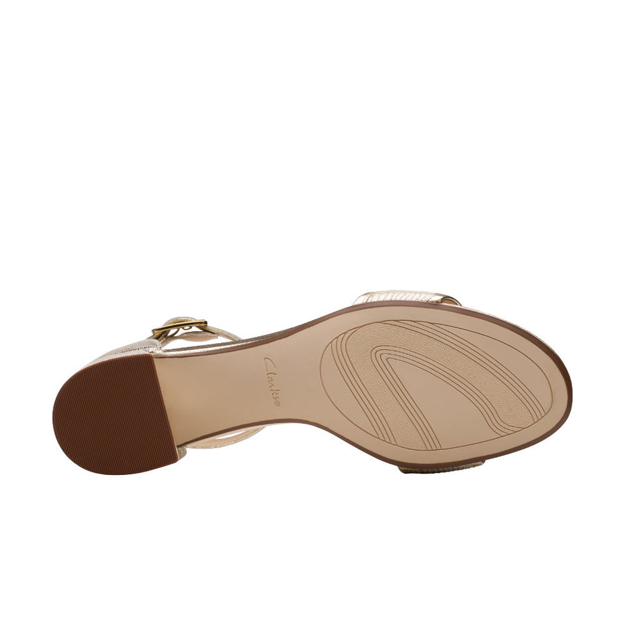 Clarks Ezoria Mae Heels-Champagne D