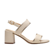 Clarks Ezoria Sling Heel-Cream Multi D