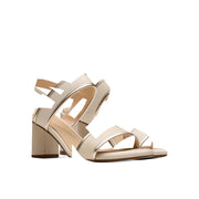 Clarks Ezoria Sling Heel-Cream Multi D