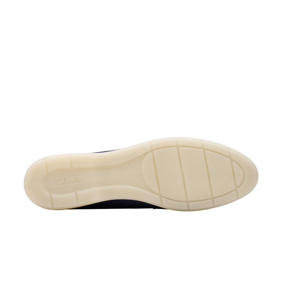 Clarks Narini Edge Loafers-Navy D