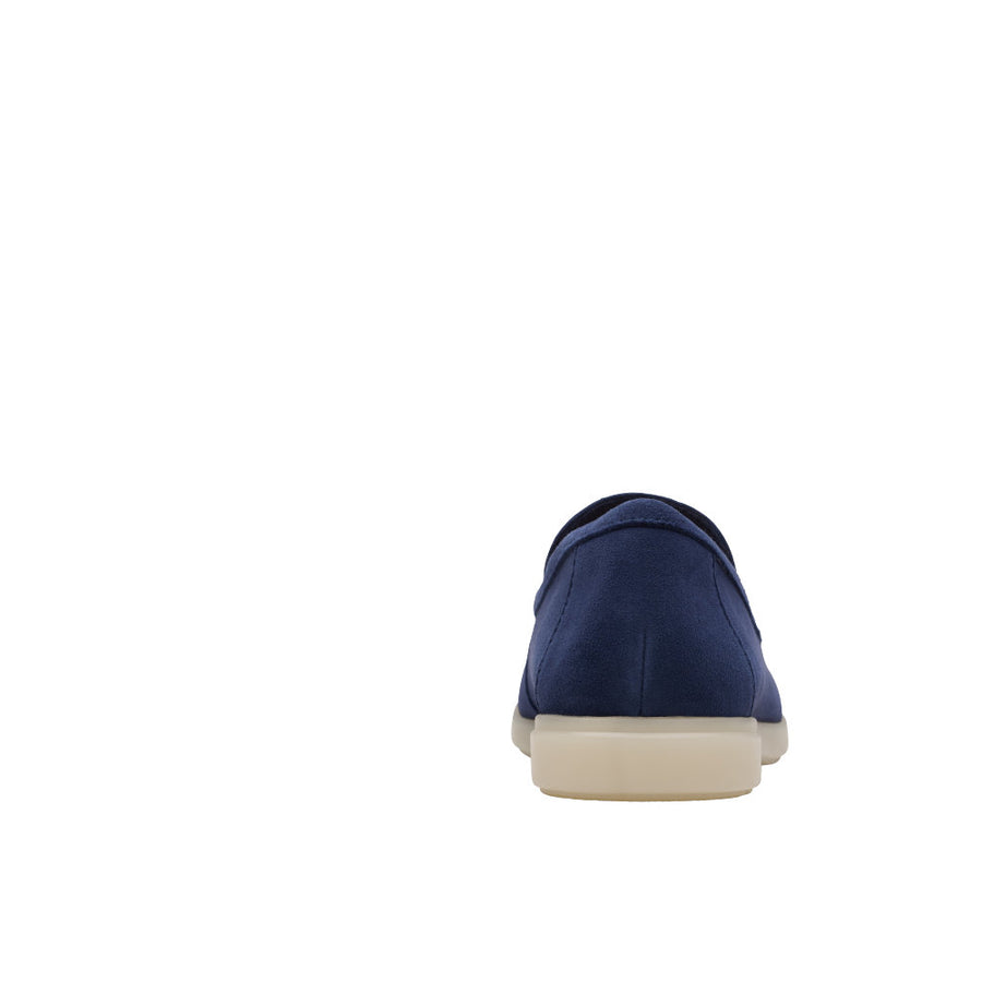 Clarks Narini Edge Loafers-Navy D