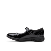 Clarks Relda Wish K Shoe-Black Patent G