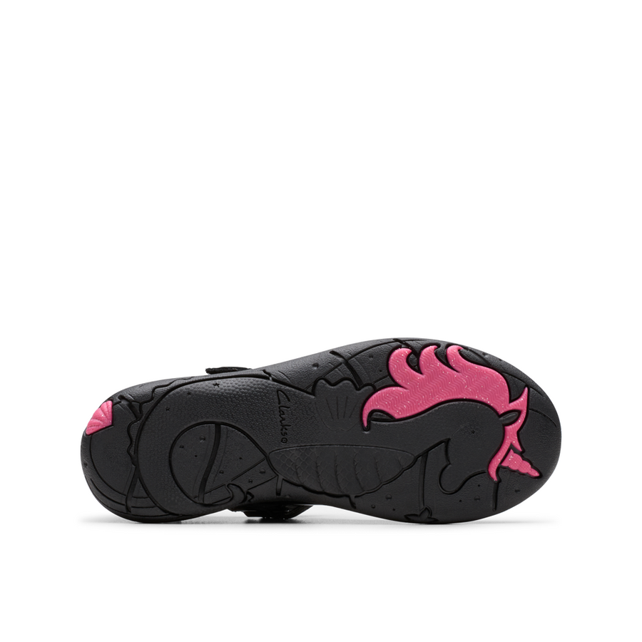 Clarks Relda Wish K Shoe-Black Patent G