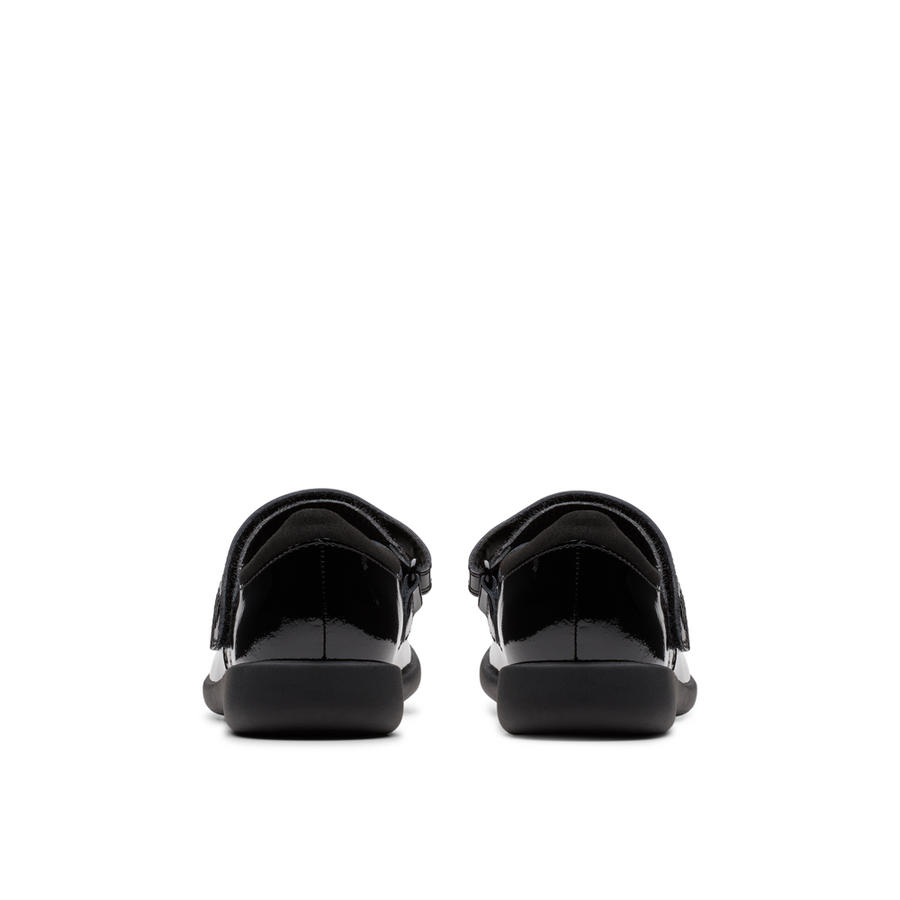 Clarks Etch Pure K Shoe-Black Patent F