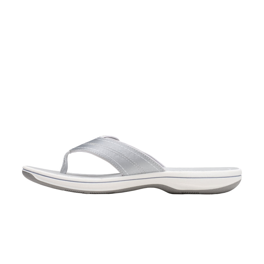Clarks Brinkley Reyna Sandal-Silver D