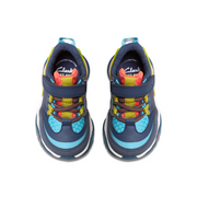 Clarks Feathertrack T Trainer-Navy Combi G