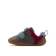 Clarks Roamer Pop T Boys Shoe-Grey G