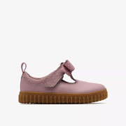 Clarks Cove Bow T Girls Shoe-DUSTY PINK G