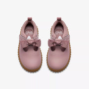 Clarks Cove Bow T Girls Shoe-DUSTY PINK G