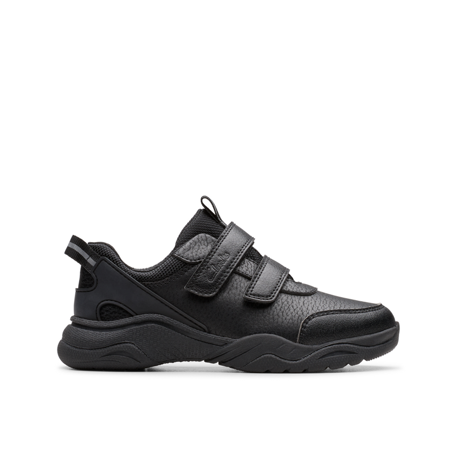 Clarks Feathershine K Shoe-Black F
