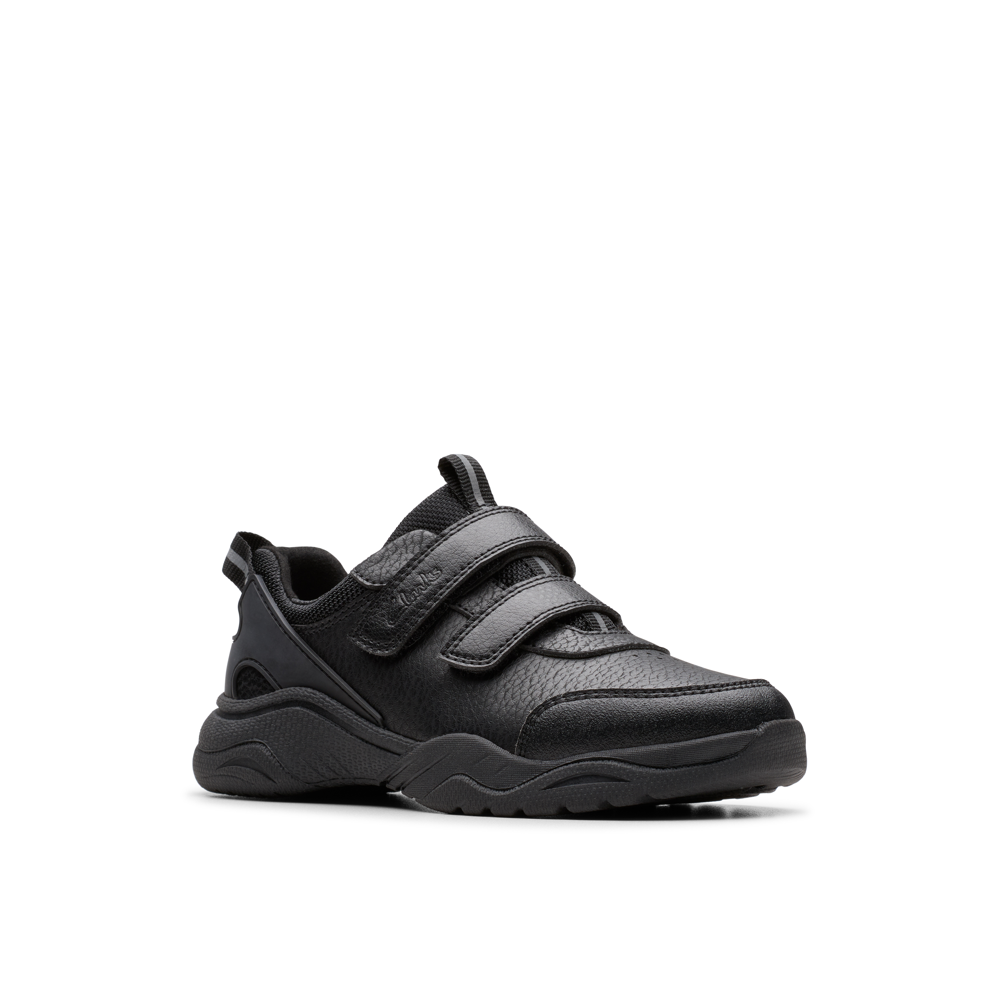 Clarks Feathershine K Shoe-Black F
