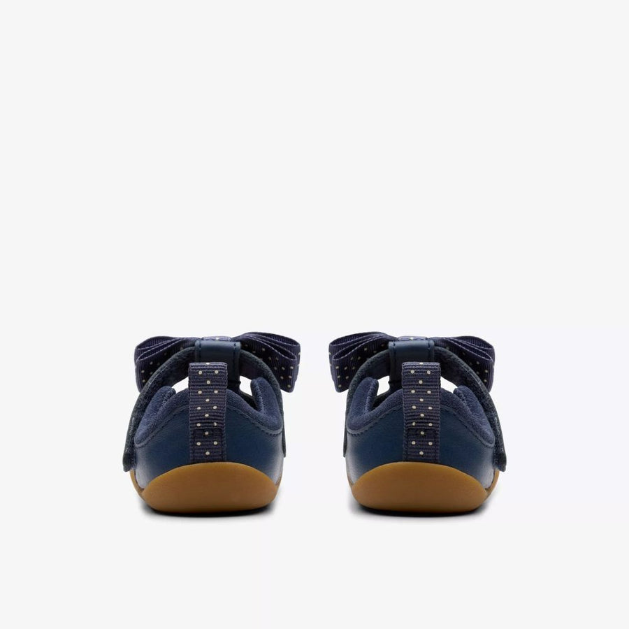 Clarks Roamer Trim T Shoe-Navy G