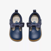 Clarks Roamer Trim T Shoe-Navy G