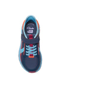 Clarks Selva Lane K Trainer-Navy Combi G
