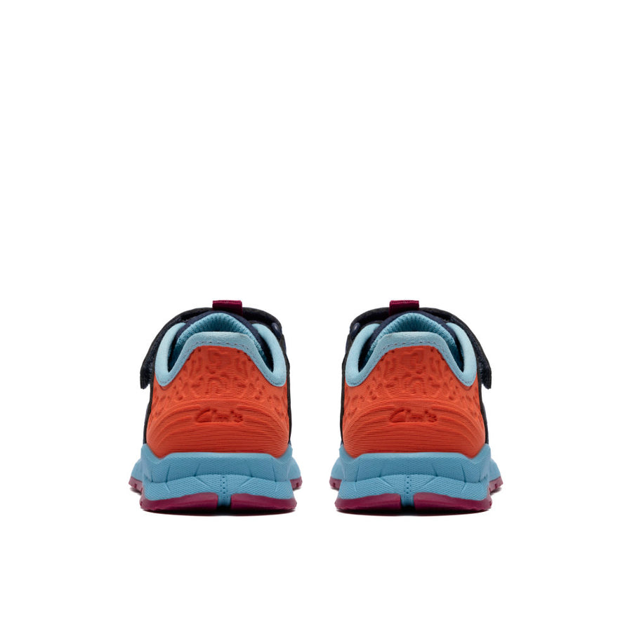 Clarks Selva Lane T Trainer-Navy Combi G