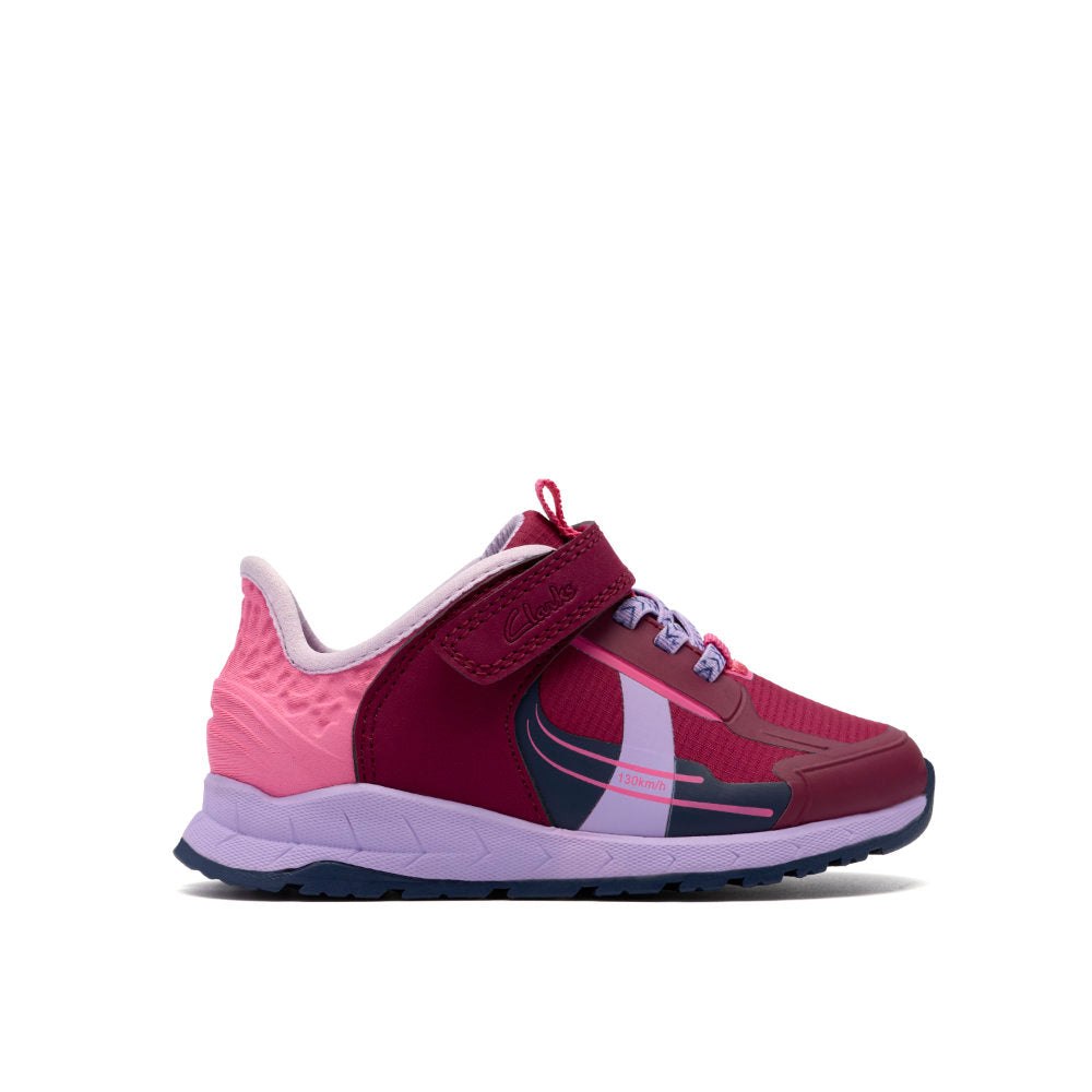 Clarks Selva Lane T Trainer-Berry F