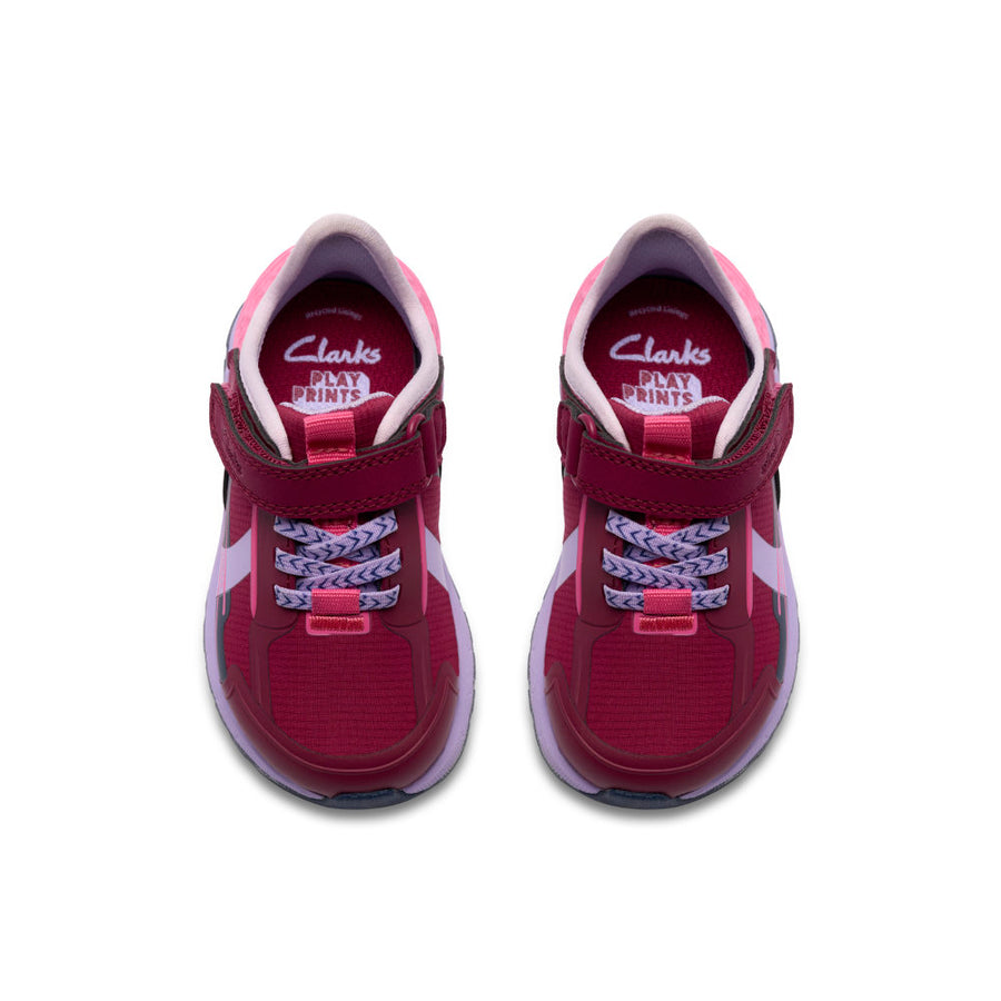 Clarks Selva Lane T Trainer-Berry F