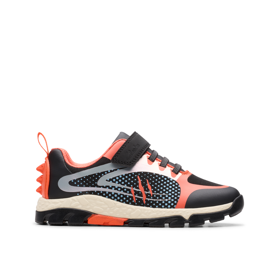 Clarks Steggy2 Fly K Trainer-Black Combi G