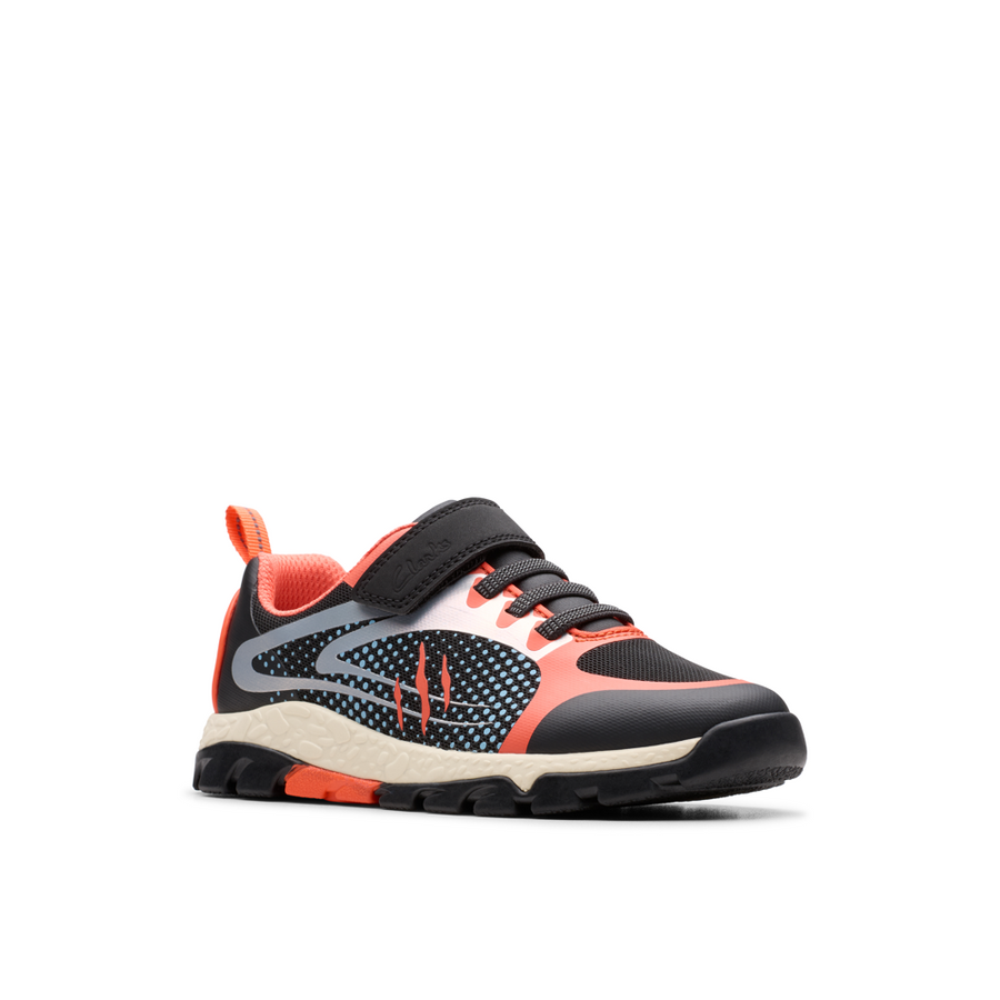 Clarks Steggy2 Fly K Trainer-Black Combi G