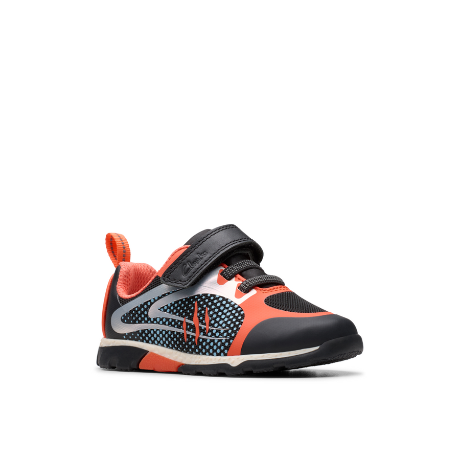 Clarks Steggy2 Fly T Trainer-Black Combi F