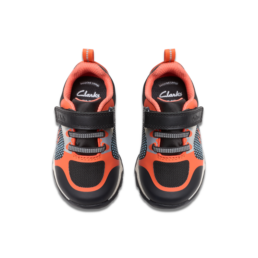Clarks Steggy2 Fly T Trainer-Black Combi F